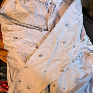 Scotch & Soda Blue and White Shirt